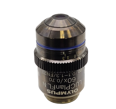 Olympus Microscope Objective LUCPlanFL N 60x with Correction Collar - microscopemarketplace