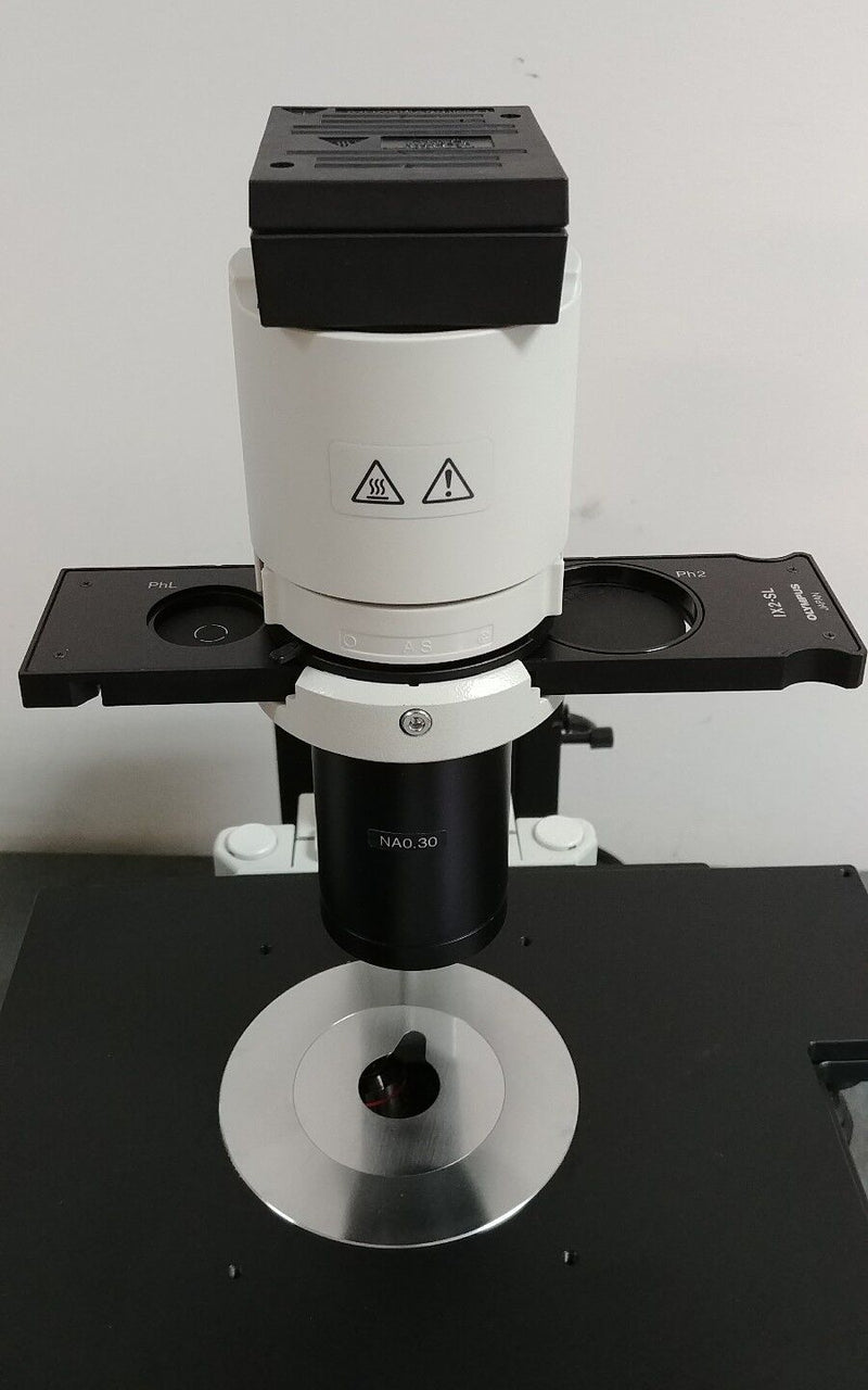 Olympus Microscope IX51 with Fluorescence and Phase Contrast - microscopemarketplace