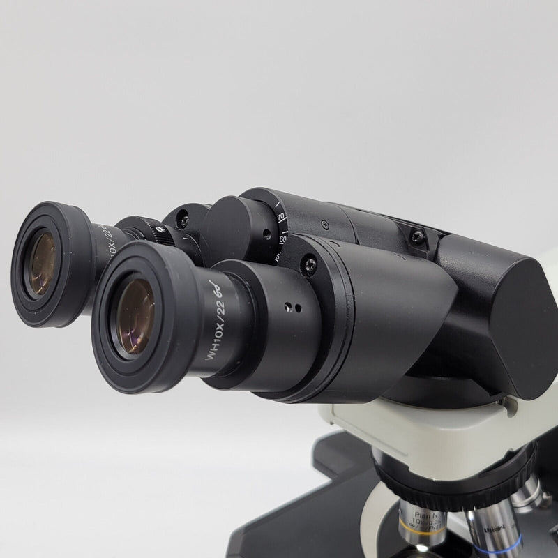 Olympus Microscope BX43 with Tilting Head and 100x Objective - microscopemarketplace