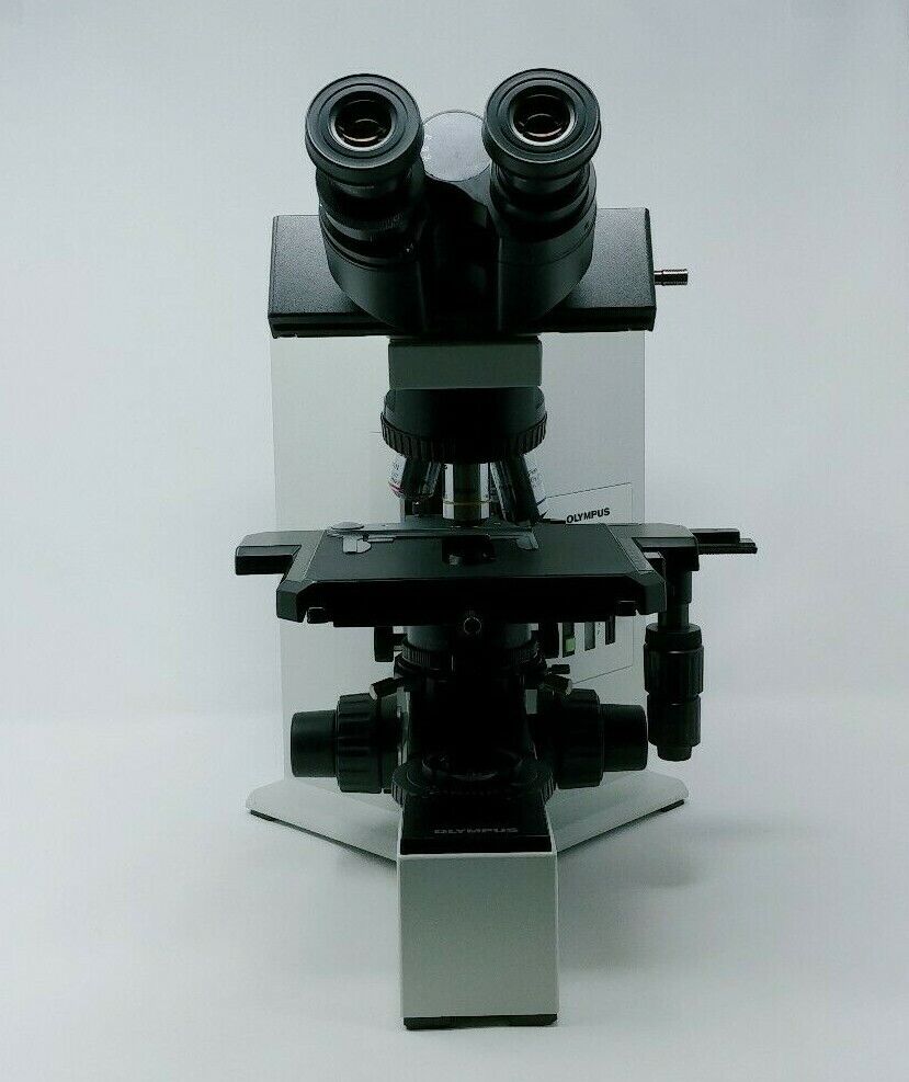 Olympus Microscope BX40 with Trinocular Head and 100x - microscopemarketplace
