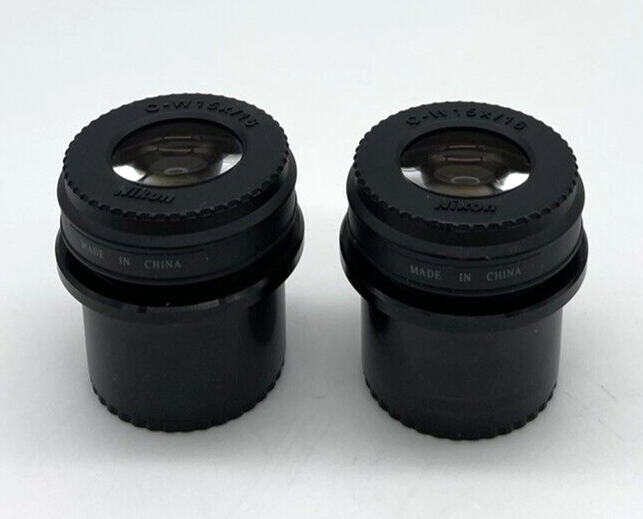 Nikon Microscope C-W15x Eyepieces for Stereo Microscope - microscopemarketplace