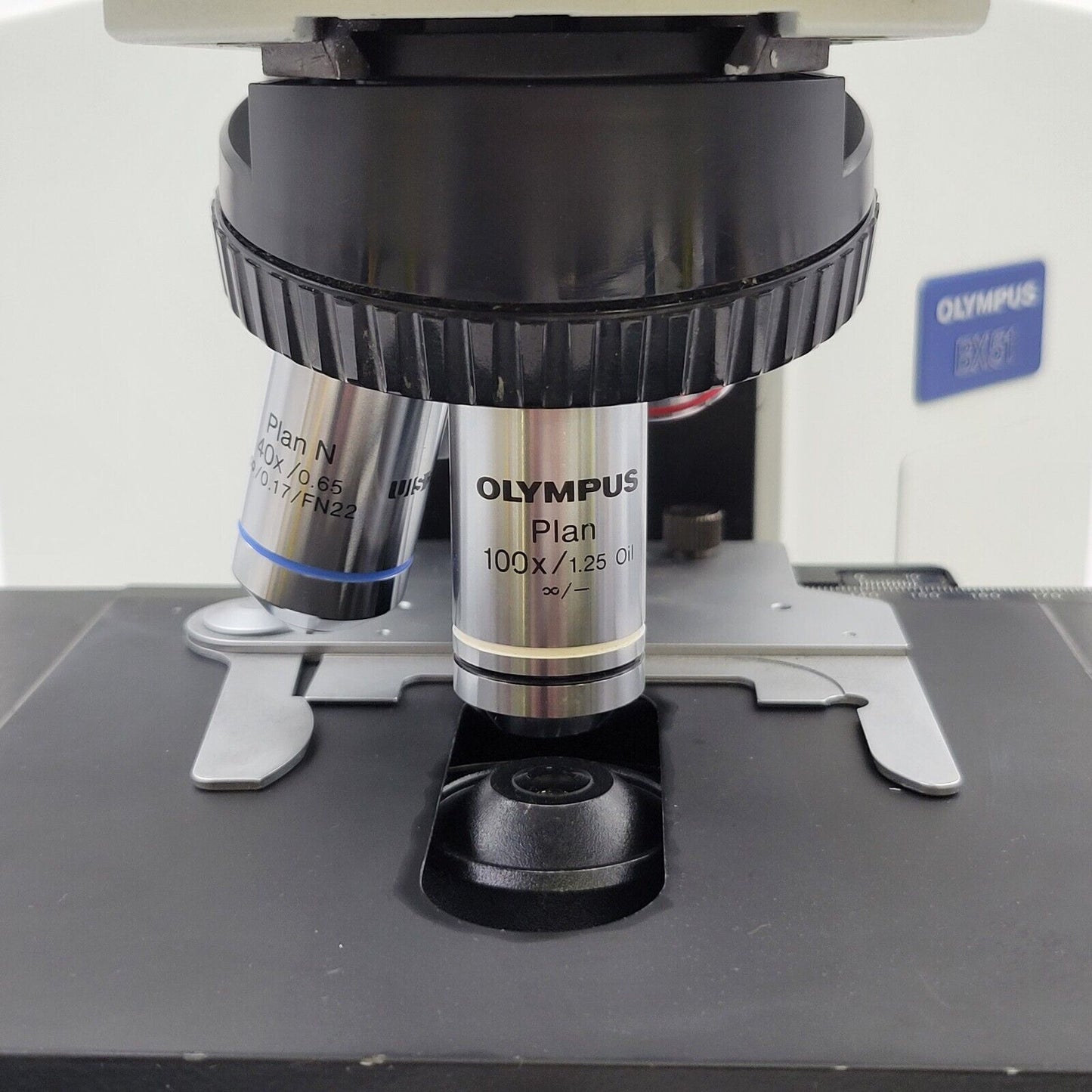 Olympus Microscope BX51 with LED, Trinocular Head, & 100x Objective - microscopemarketplace