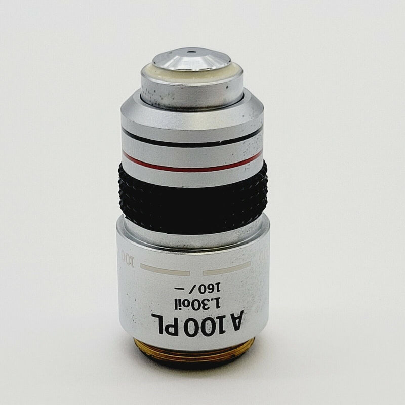Olympus Microscope Objective A 100x PL Phase Contrast A100PL 1.30 Oil 160/- - microscopemarketplace