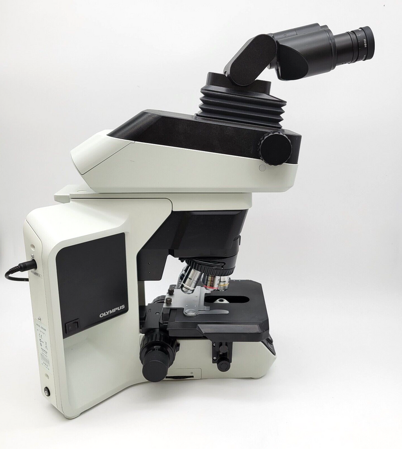 Olympus Microscope BX46 LED with Tilting Lift Ergo Head and 100x Objec