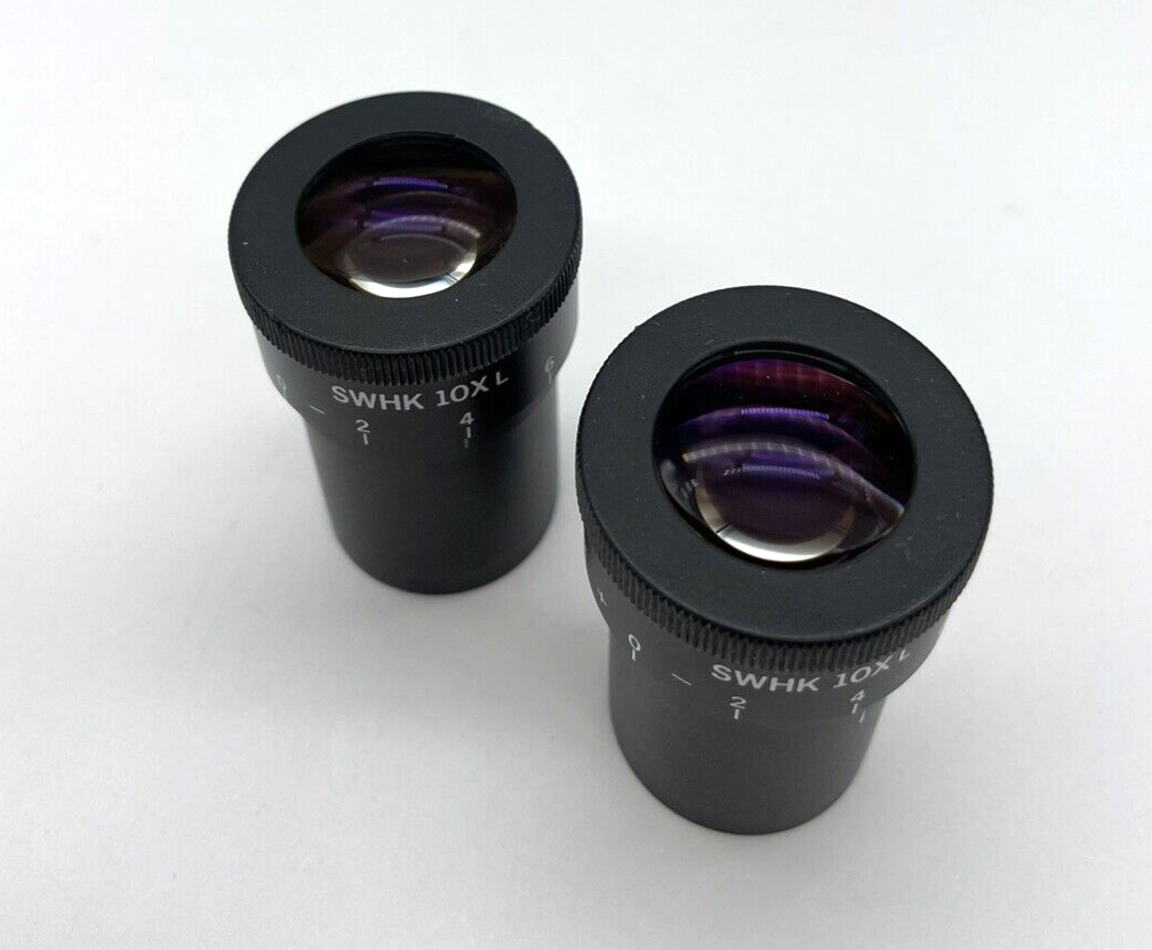 Olympus Microscope Super Wide HK 10xL Eyepieces - microscopemarketplace