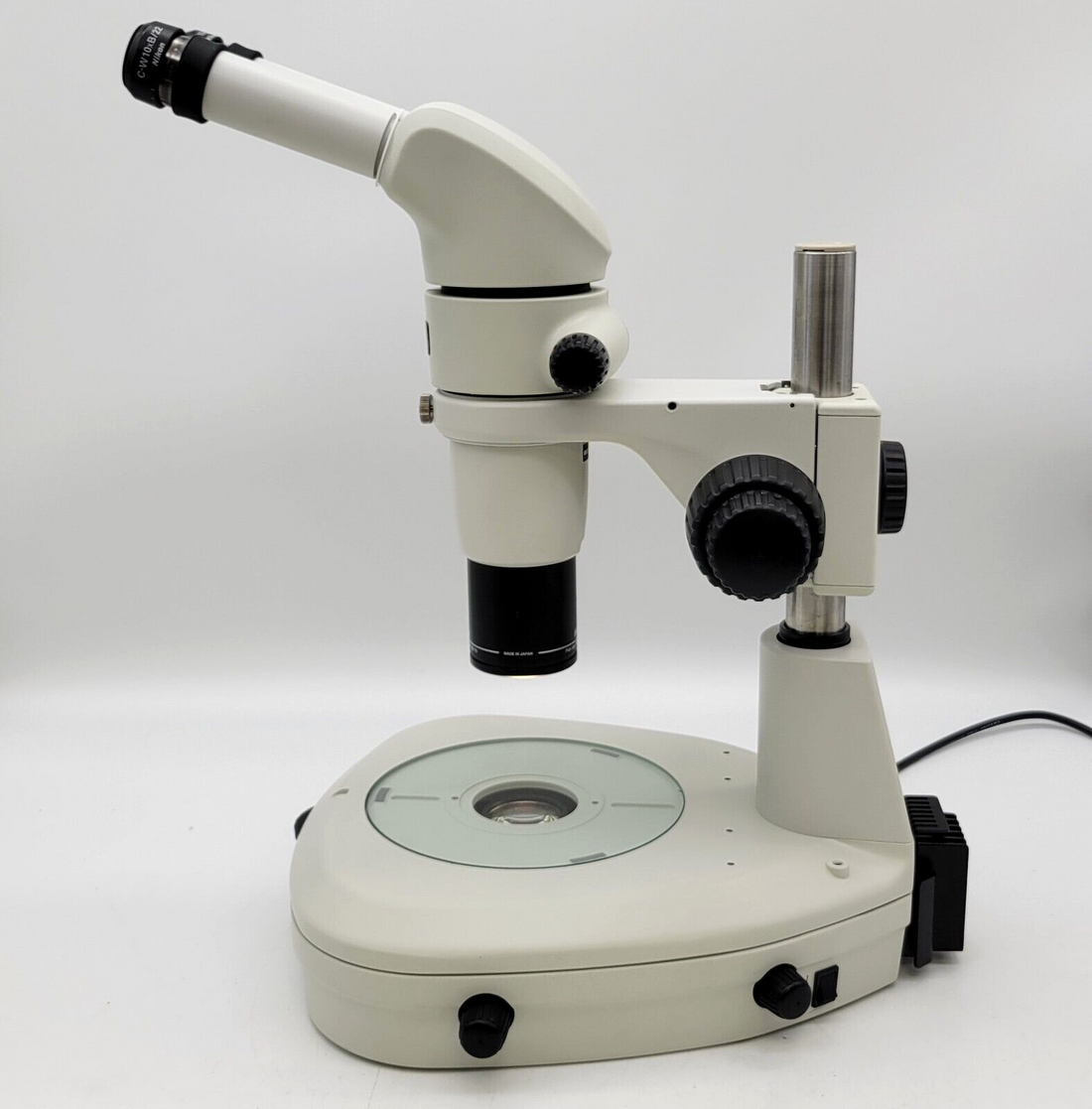 Diascopic Microscope Nikon Stereo Microscope SMZ1270 w. Binocular Head & Illuminated Diasco