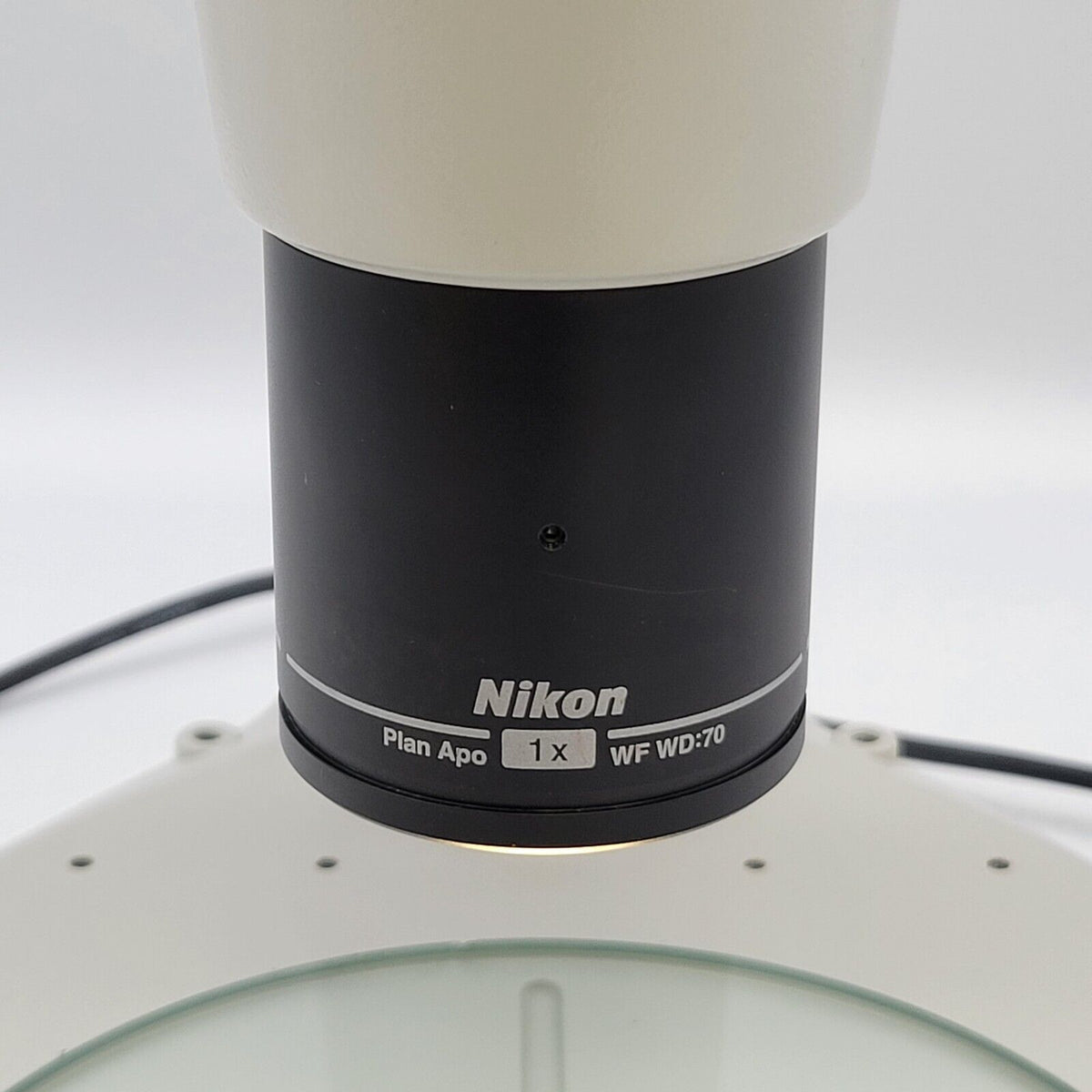 Diascopic Microscope Nikon Stereo Microscope SMZ1270 w. Binocular Head & Illuminated Diasco