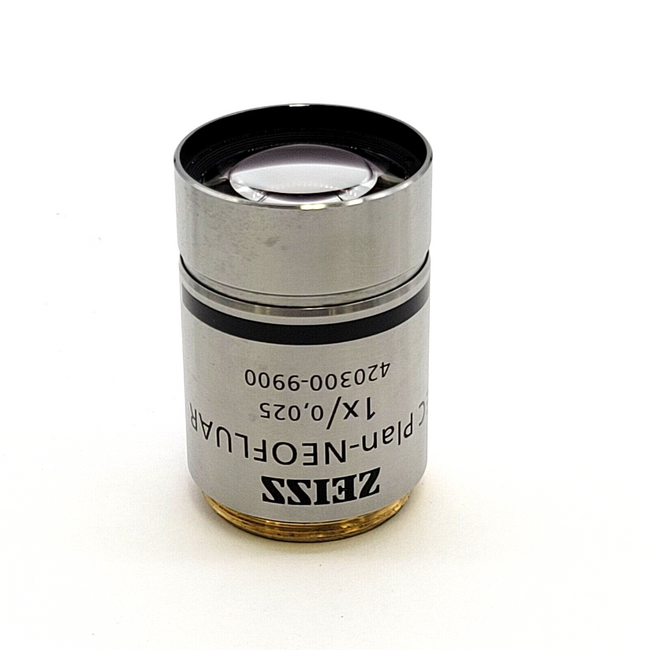 Zeiss Microscope Objective EC Plan-Neofluar 1x  420300-9900 - microscopemarketplace