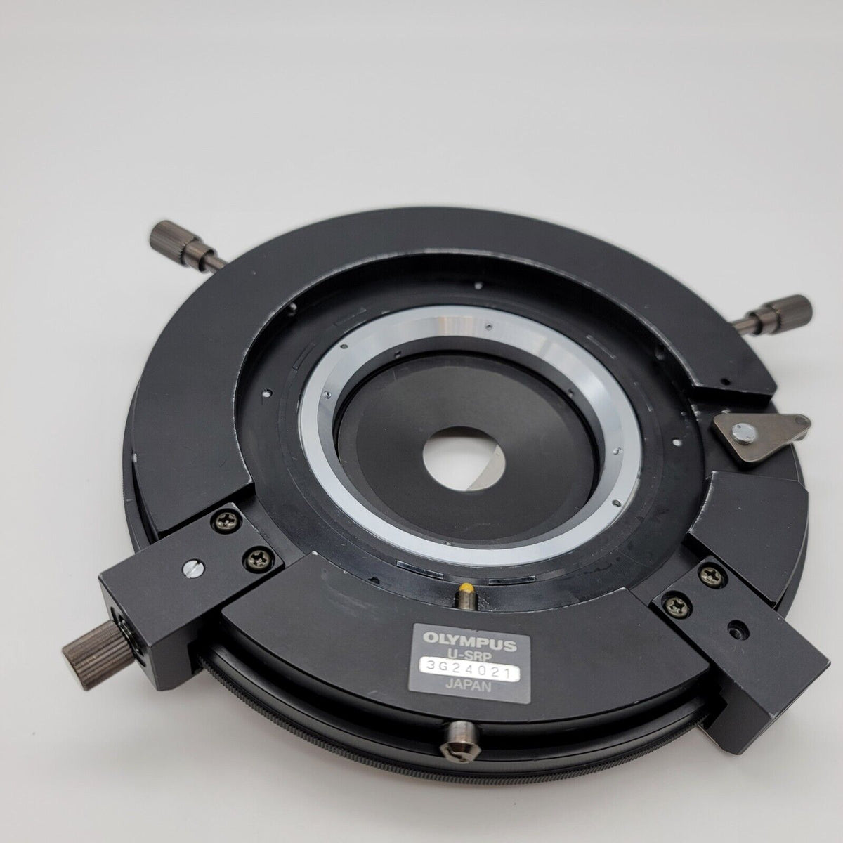 Rotating Microscope Mount Olympus Microscope U-SRP Rotating Stage with Slide Holder