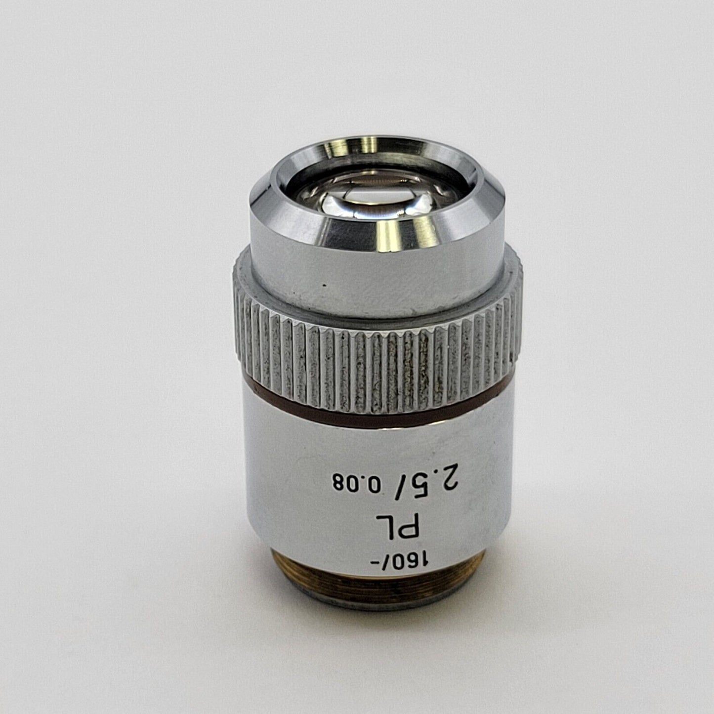 Leitz Microscope Objective PL 2.5x 160/- - microscopemarketplace
