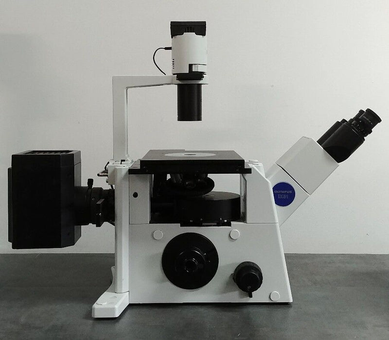 Olympus Microscope IX51 with Fluorescence and Phase Contrast - microscopemarketplace