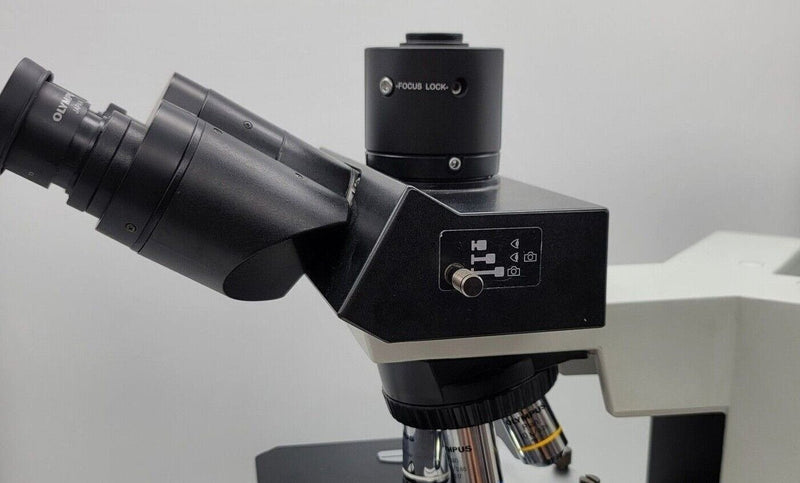 Olympus Microscope BX40 with LED and Trinocular Head - microscopemarketplace