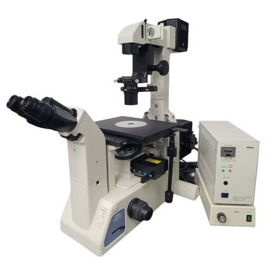 Nikon Microscope Eclipse TE200 with Phase Contrast & Fluorescence - microscopemarketplace