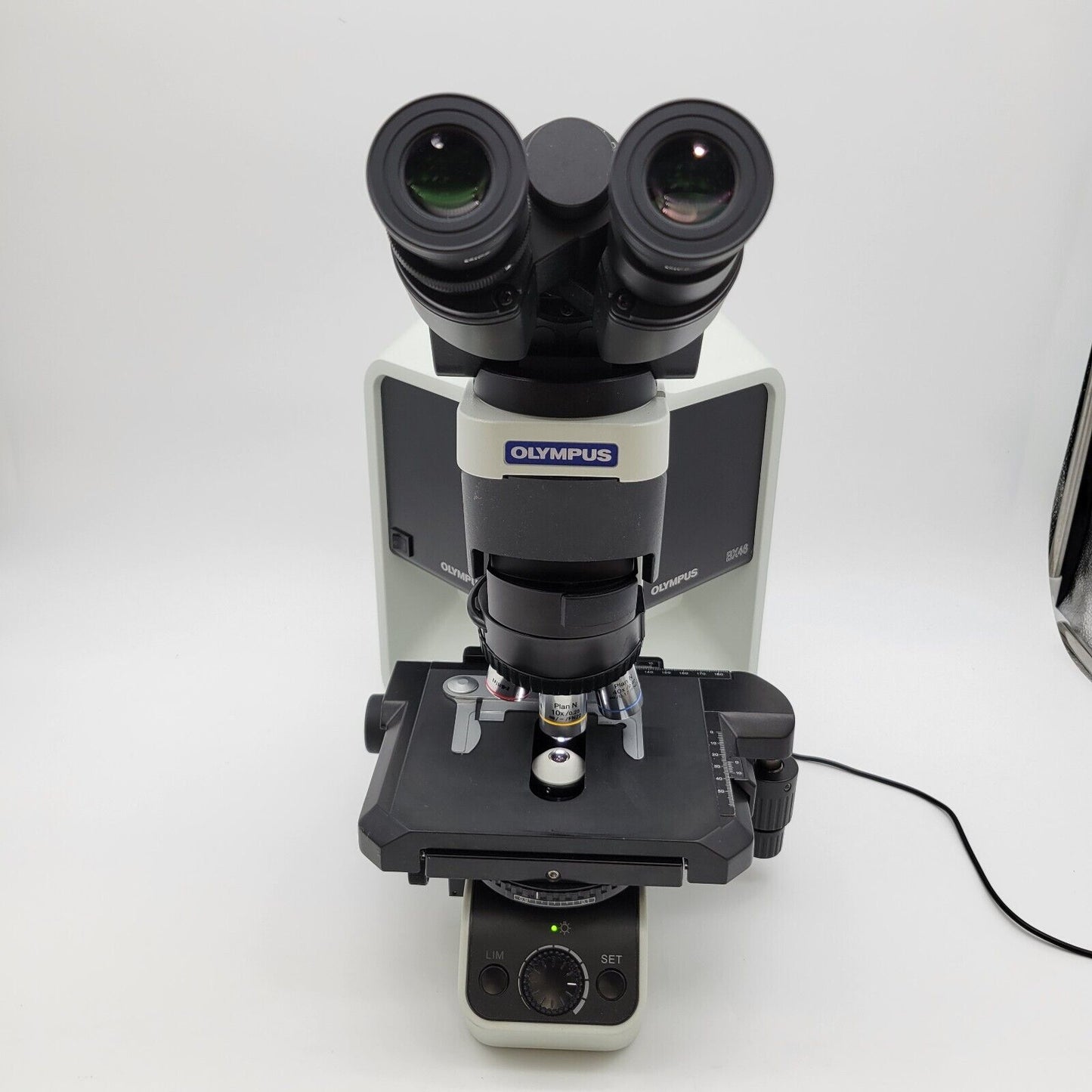 Olympus Microscope BX46 LED with Tilting Head & 100x Objective for Hematology - microscopemarketplace