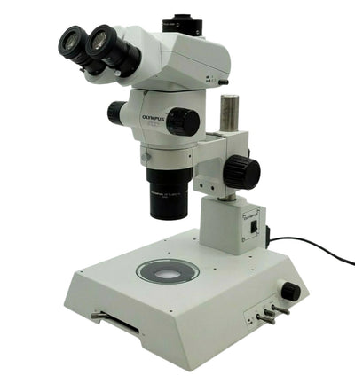 Olympus Stereo Microscope SZX7 with BF/DF Transmitted Light Stand - microscopemarketplace