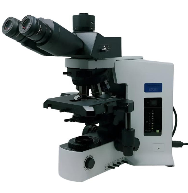 Olympus Microscope BX51 with APOs and Super Wide Trinocular Head - microscopemarketplace