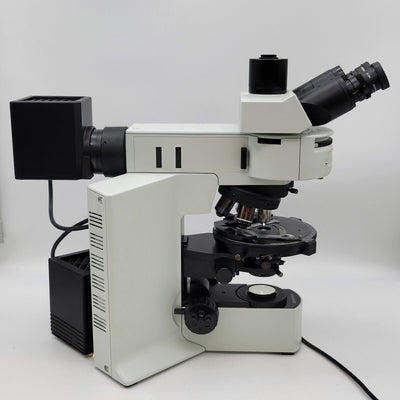 Olympus Microscope BX51 Pol Polarization and Fluorescence with Trinocular Head - microscopemarketplace