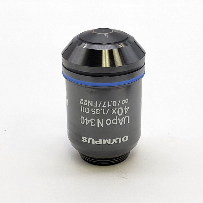 Olympus Microscope Objective UApoN340 40x Oil ∞/0.17/FN22 UApo N 340 - microscopemarketplace