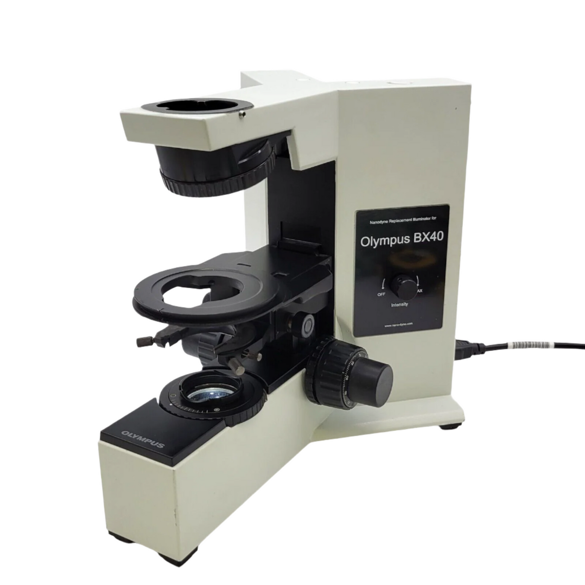 Microscope Base Riser Olympus Olympus Microscope BX40 Stand with LED Nanodyne Illumination Upgrade