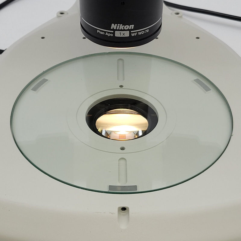 Nikon Stereo Microscope SMZ1270 w. Binocular Head & Illuminated Diascopic Stand - microscopemarketplace