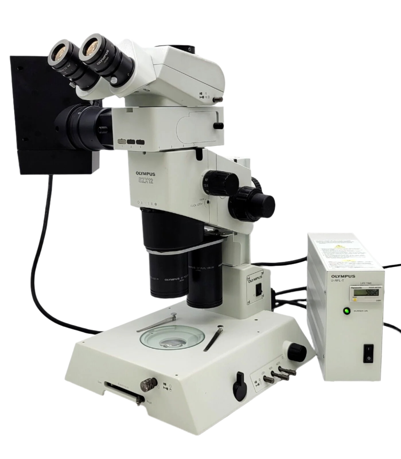 Olympus Stereo Microscope SZX12 with Fluorescence and Trinocular Head
