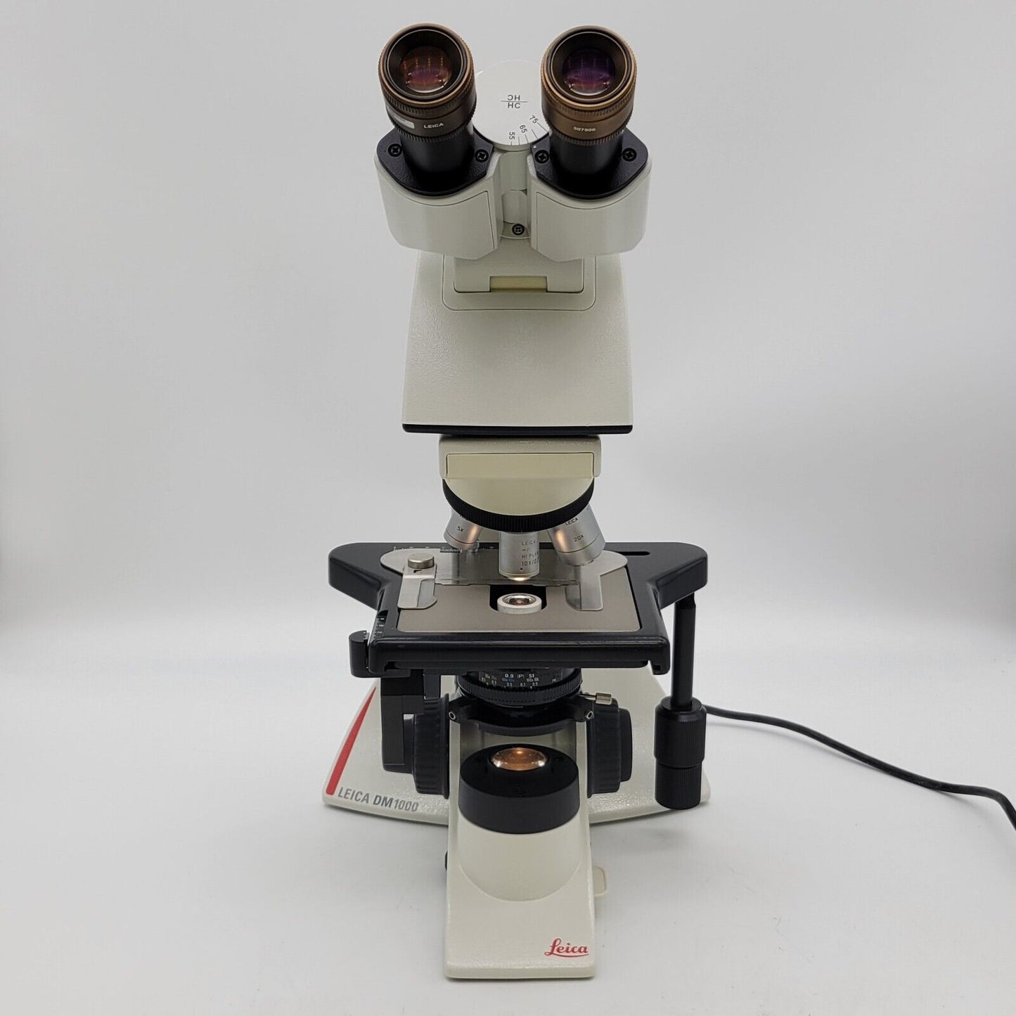 Leica Microscope DM1000 with Tilting Head & 2.5x Objective for Pathology / Mohs - microscopemarketplace