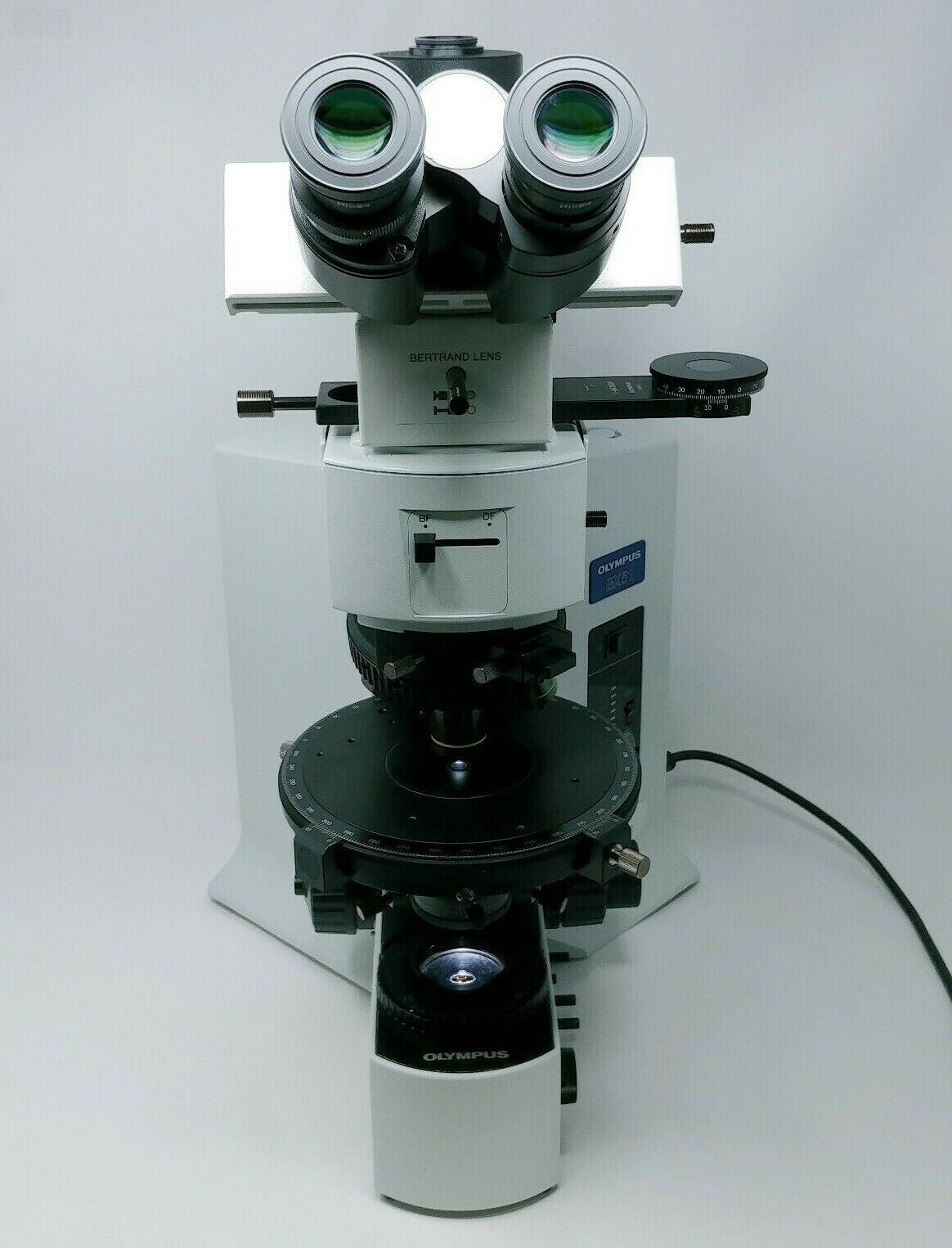 Olympus Microscope BX51 Pol Polarizing with Bertrand Lens and BF/DF ...