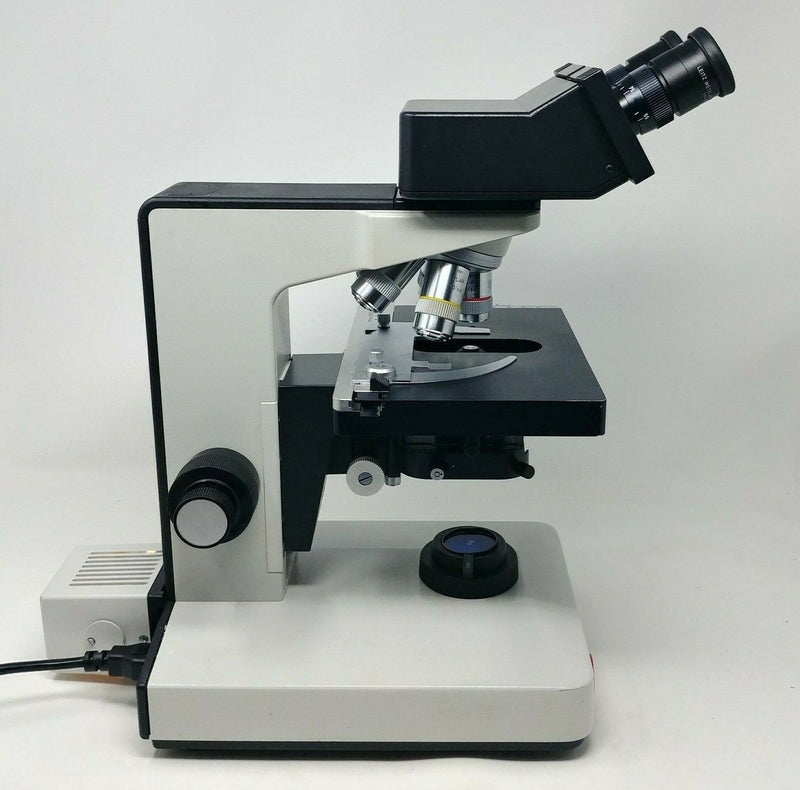 Leitz Microscope Laborlux 12 with 2.5x 4x 10x 16x 40x Objectives - microscopemarketplace