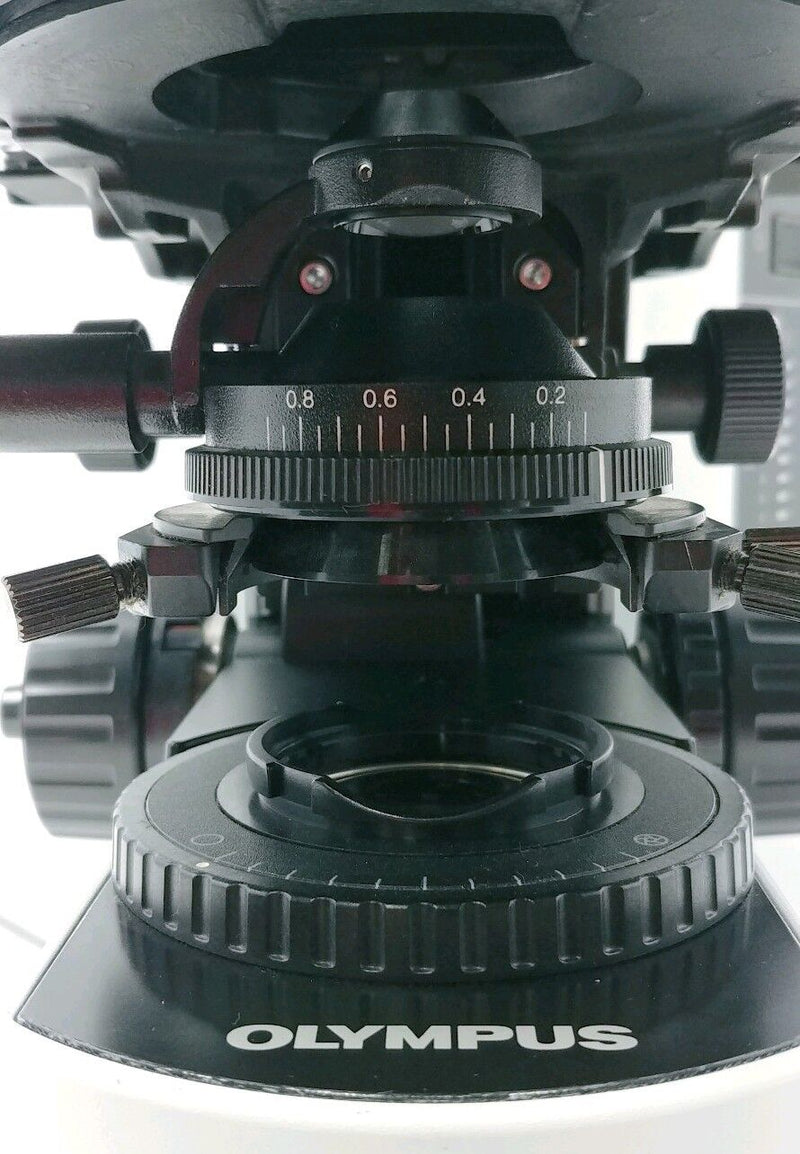 Olympus Microscope BX51 with Tilting Telescoping Head - microscopemarketplace