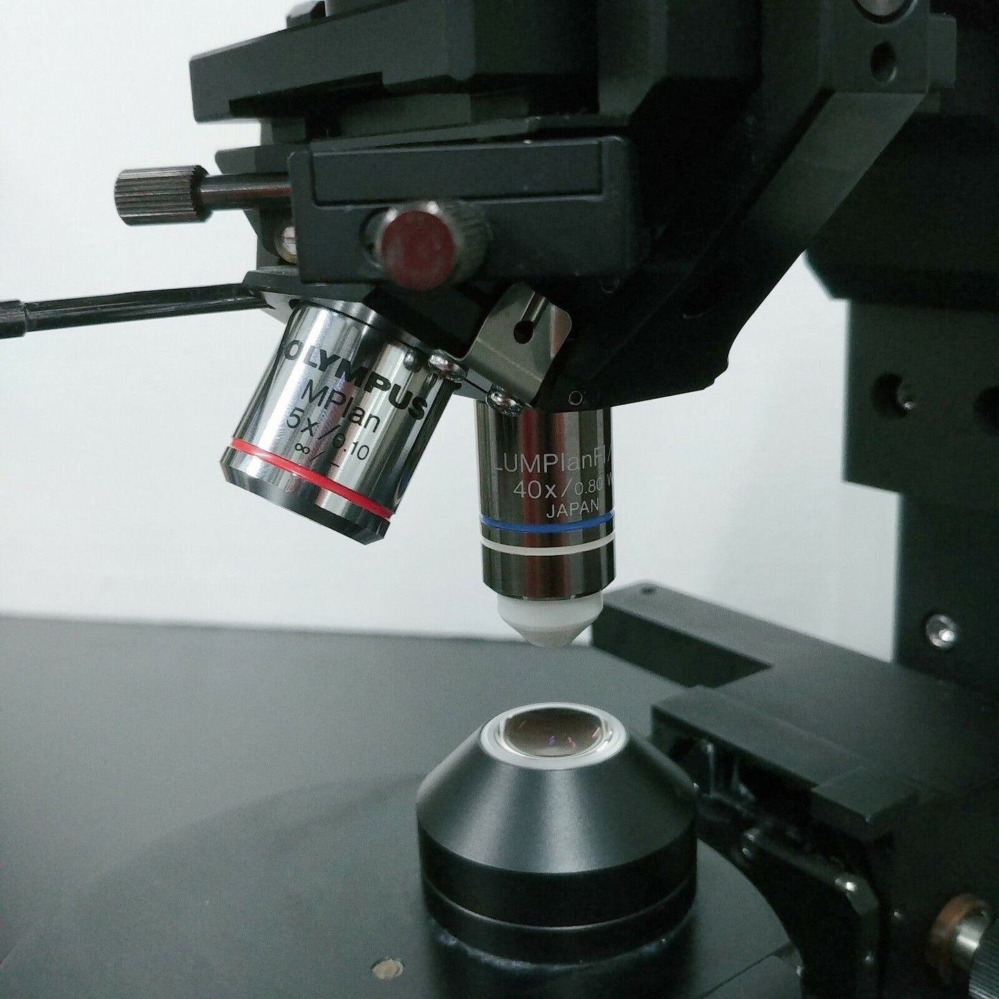 Olympus Microscope BX50 Water Immersion with Fluorescence and DIC - microscopemarketplace