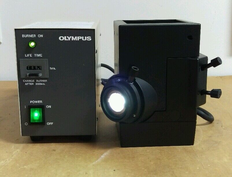Olympus Microscope Mercury Lamphouse and Power Supply - microscopemarketplace