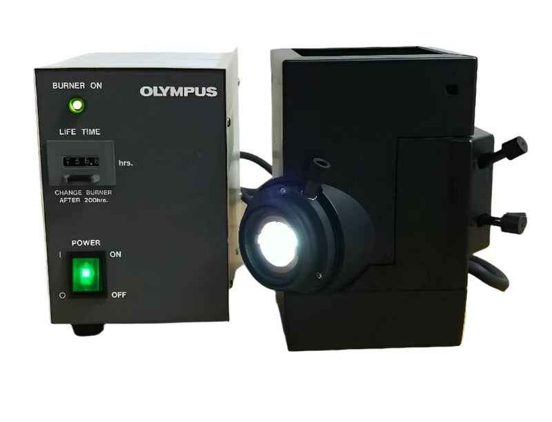 Olympus Microscope Mercury Lamphouse and Power Supply - microscopemarketplace