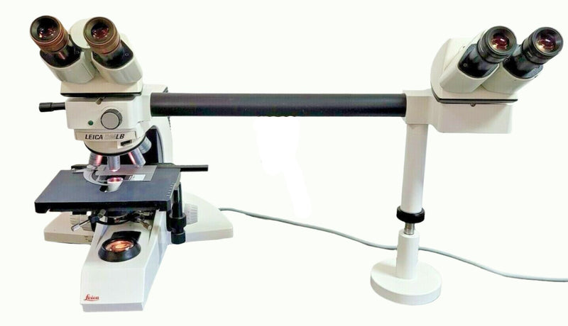 Leica Microscope DMLB Side by Side Pathology 2X - microscopemarketplace