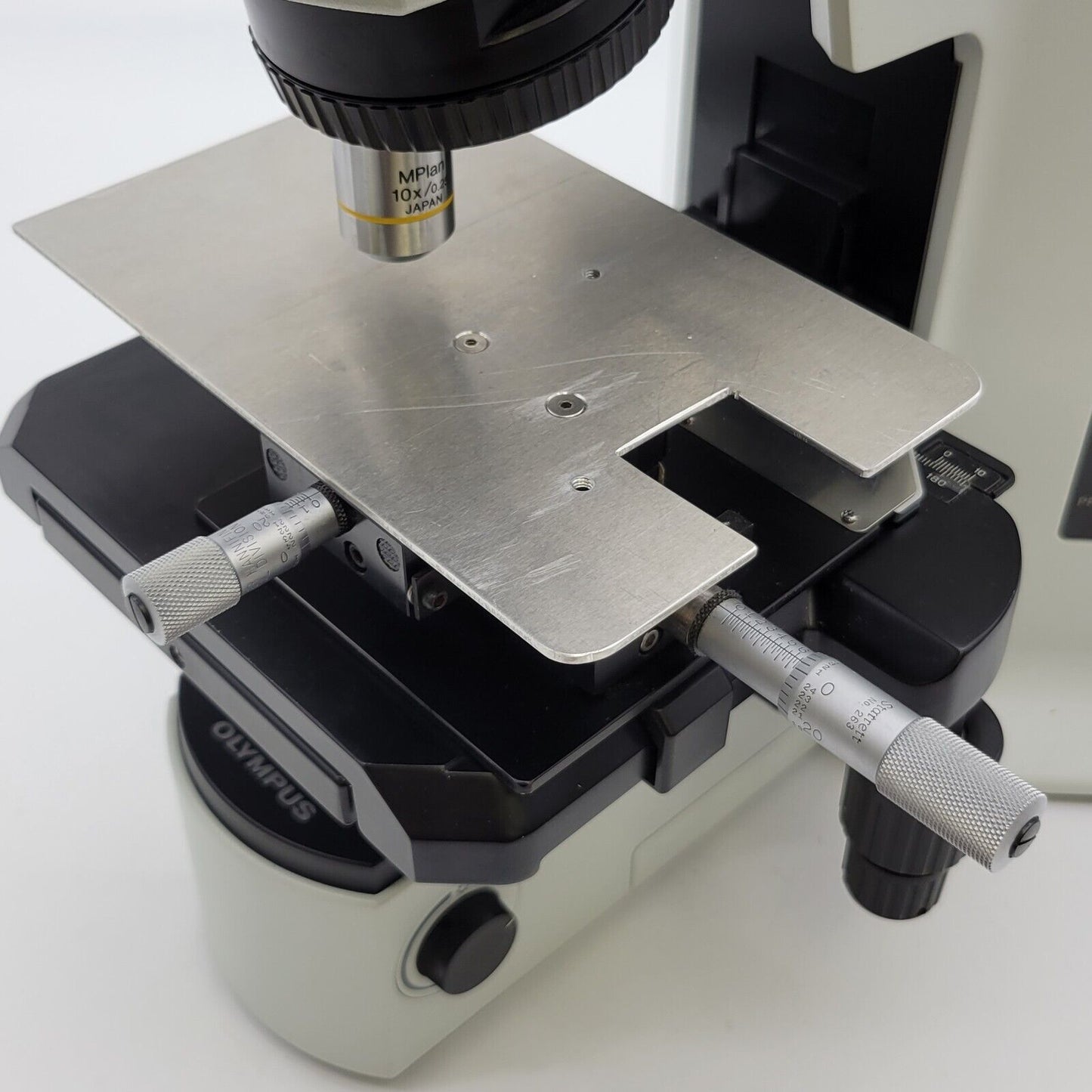 Olympus Microscope BX51M Metallurgical Brightfield Darkfield w/ Trinocular Head - microscopemarketplace