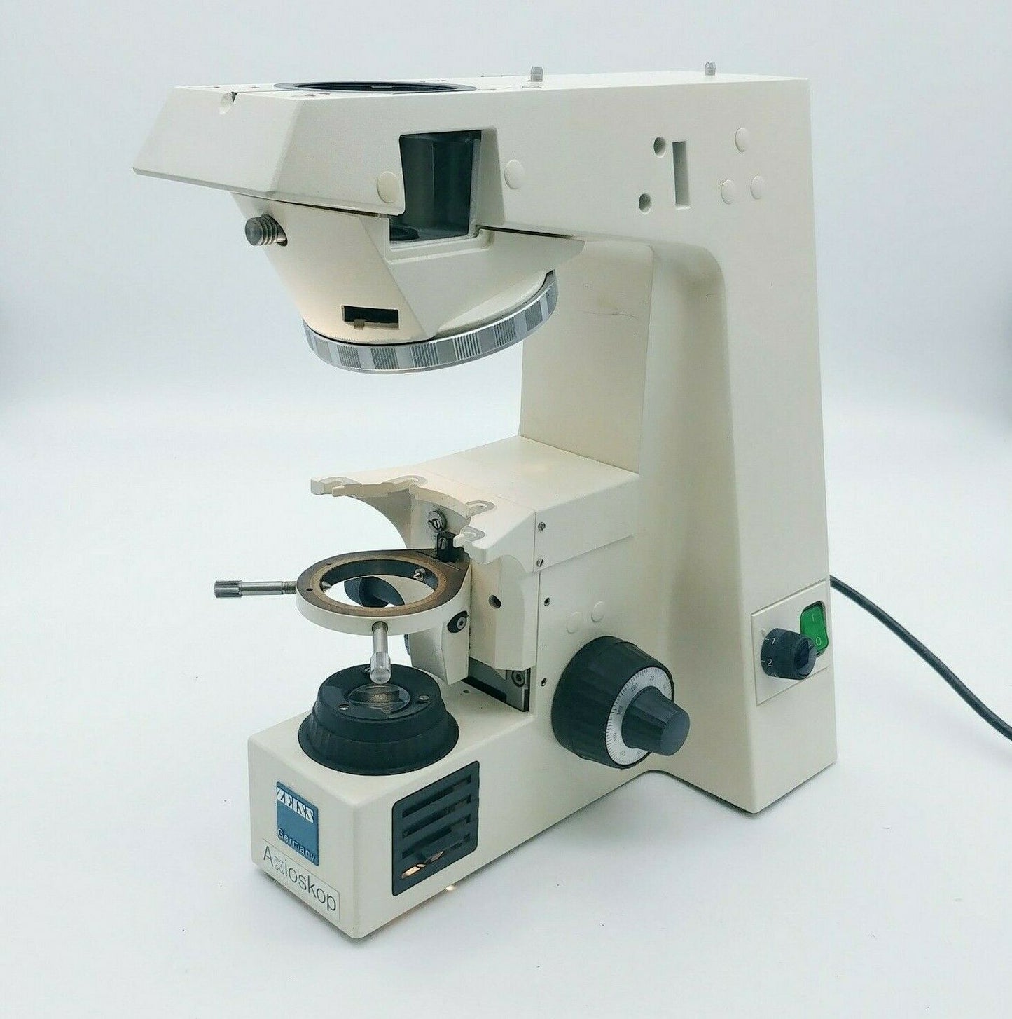 Zeiss Microscope Axioskop 20 Stand for Parts Electronics Nosepiece Focus - microscopemarketplace