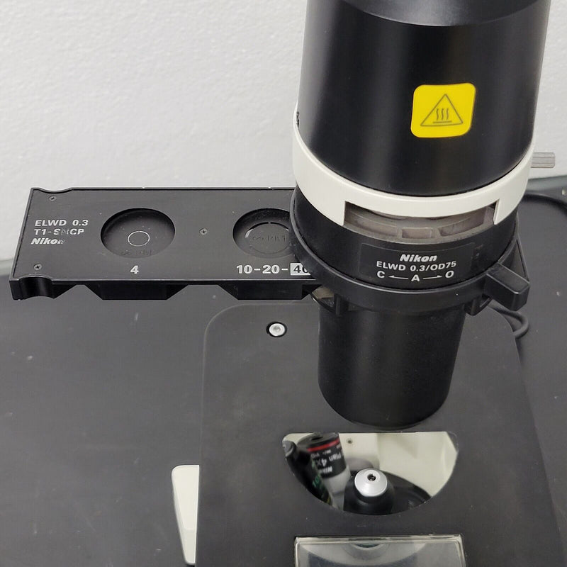 Nikon Microscope Eclipse TS100 with Phase Contrast Tissue Culture - microscopemarketplace