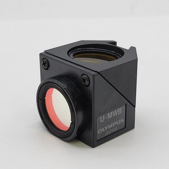 Olympus Microscope Fluorescence Filter Cube U-MWB - microscopemarketplace