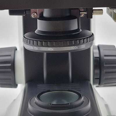 Olympus Microscope CX21LED with 4x, 10x, 40x, and 100x NEW - microscopemarketplace