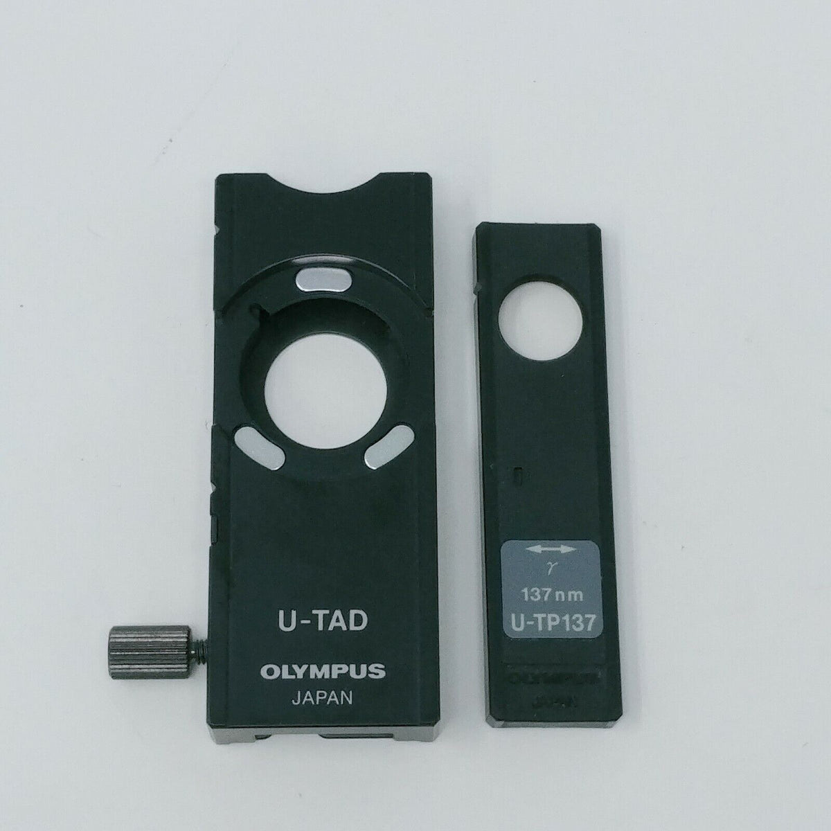 Microscope Wave Compensator Olympus Microscope U-TAD Compensator Adapter and U-TP137 Quarter Wave