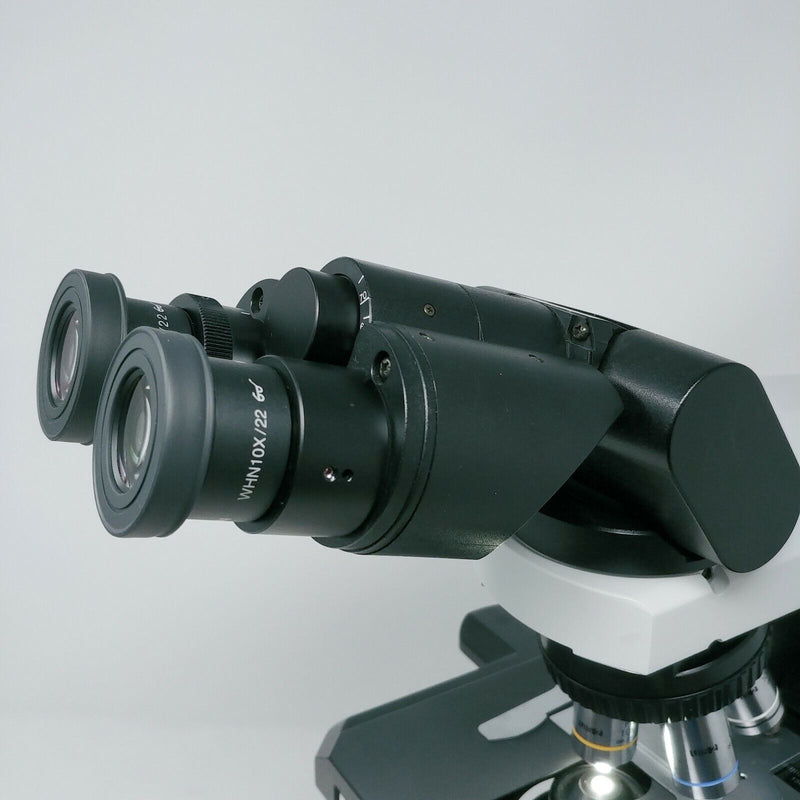 Olympus Microscope BX41 with Nanodyne LED Illuminator and 100x Objective - microscopemarketplace