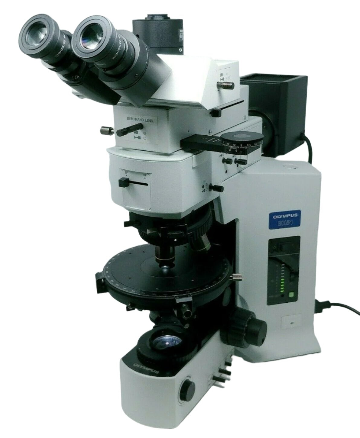 Olympus Microscope BX51 Pol Polarizing with Bertrand Lens and BF/DF ...