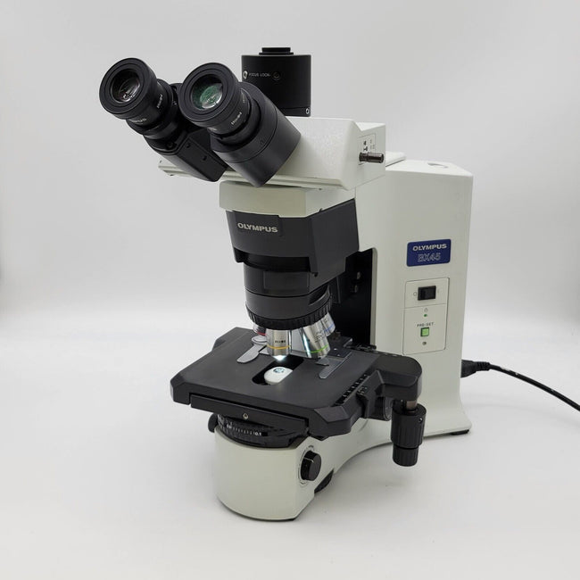 Olympus Microscope BX45 Pathology / Mohs with Trinocular Head - microscopemarketplace