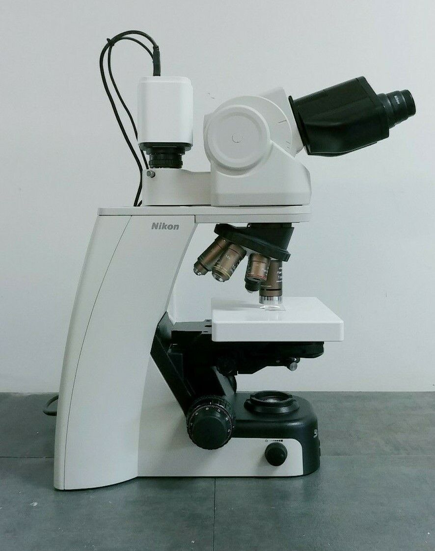 Nikon Microscope Eclipse Ci-L with 1x Objective, Digital Camera, and Fixed Stage - microscopemarketplace