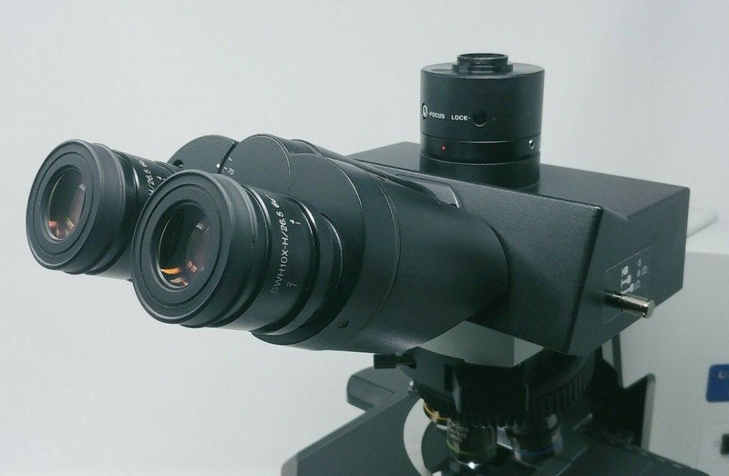Olympus Microscope BX41 with PlanApos and Superwide Head - microscopemarketplace