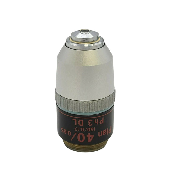 Nikon Microscope Objective E Plan 40x Ph3 DL 160/0.17 Phase Contrast - microscopemarketplace