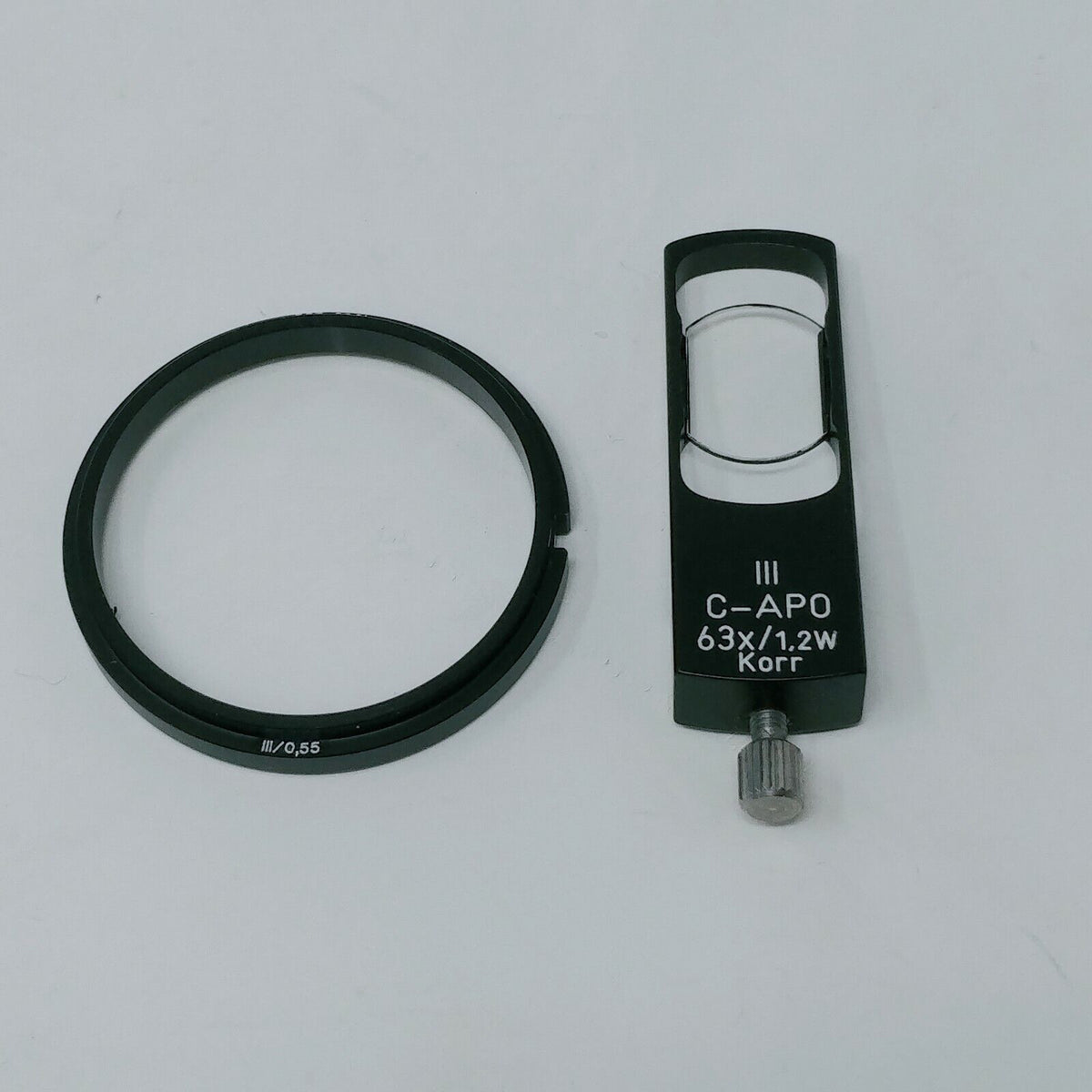 63x Object Microscope Zeiss Microscope Objective C-APOCHROMAT 63x / 1.2 W Korr w. DIC Prisms
