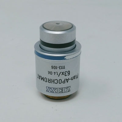 Zeiss Microscope Objective Plan APOCHROMAT 63x Oil 1113-106 - microscopemarketplace