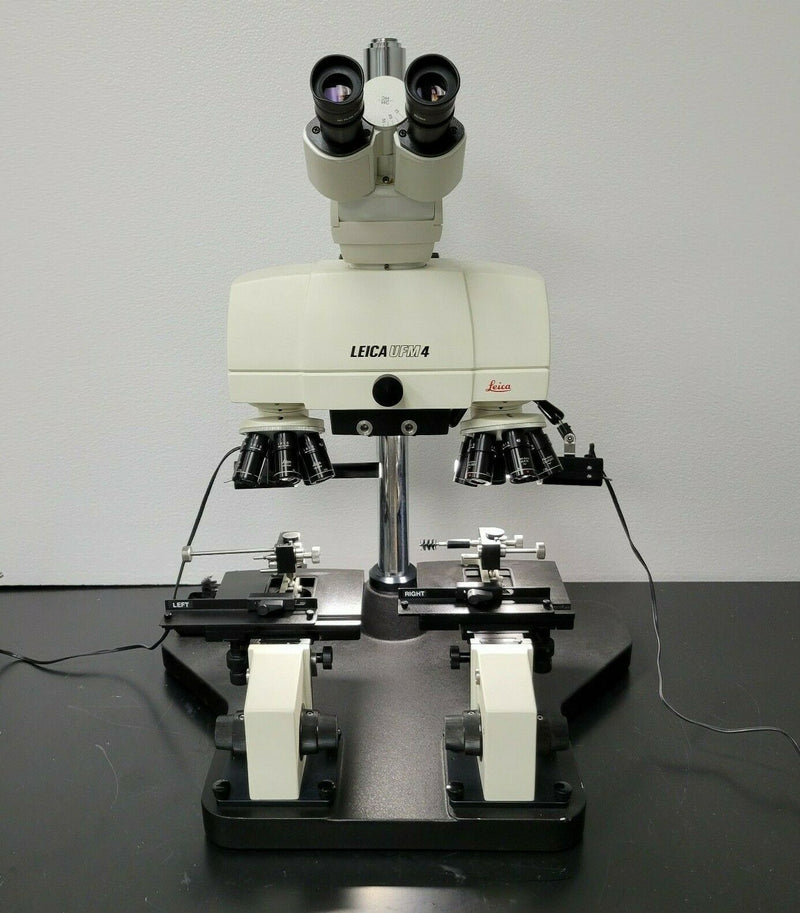 Leica Microscope UFM4 Forensic Comparison System with Tilting Ergo Head - microscopemarketplace