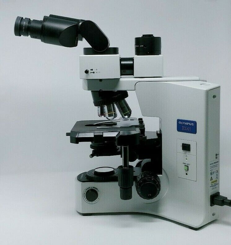 Olympus Microscope BX41 with U-TRU, Tilting Head and 2X for Forensic Pathology - microscopemarketplace