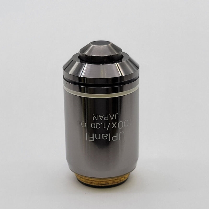 Olympus Microscope Objective UPlanFl 100x Oil Plan Fluorite - microscopemarketplace